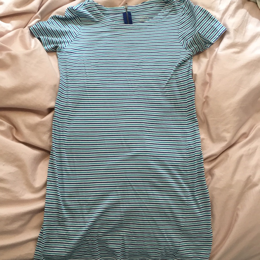 Striped mini T-shirt dress